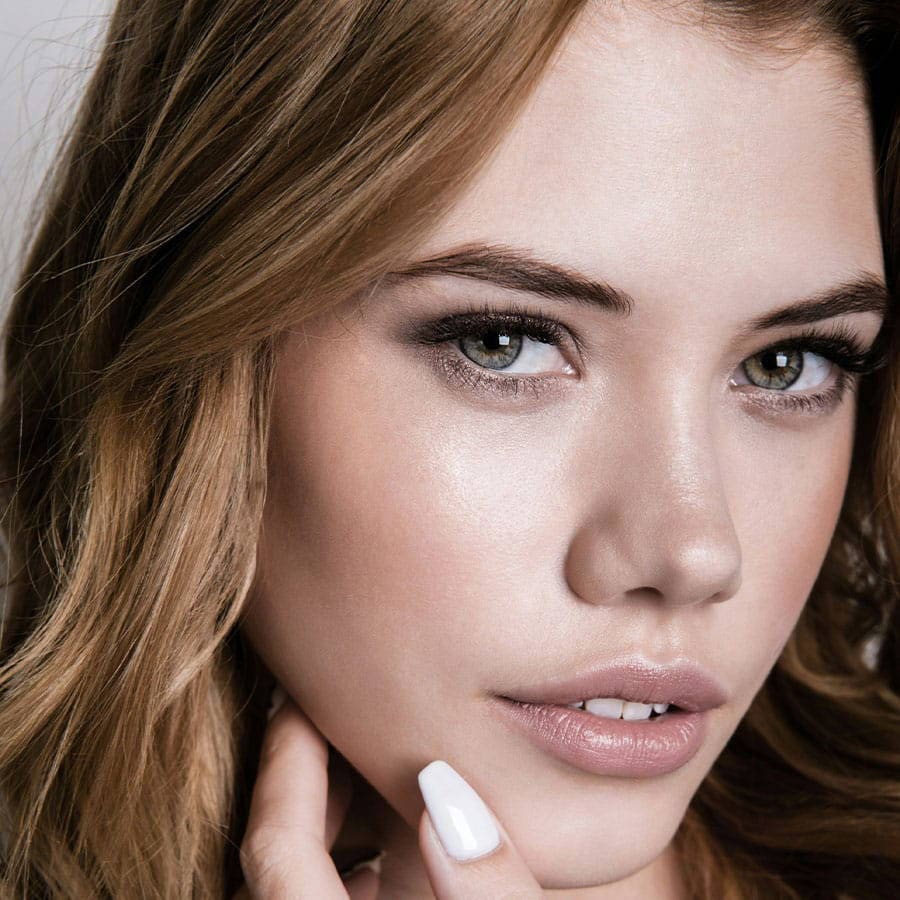 Clear shot of skin around the nose, emphasizing pore structure | Mayfield Clinic